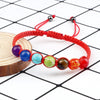 Tibetan 7 Chakra Red Bracelet