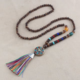 Tibetan Wood Necklace