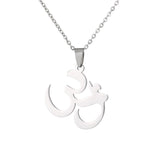 om pendant necklace