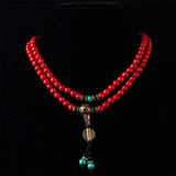 Tibetan lucky charm necklace