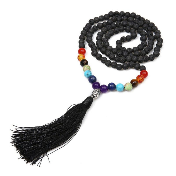 British English Translation: Tibetan 108 Bead Necklace