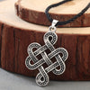 Tibetan knot necklace