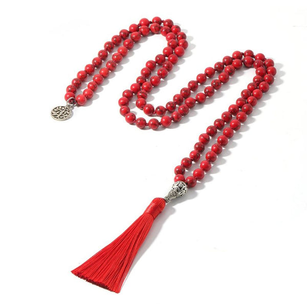 Tibetan red necklace