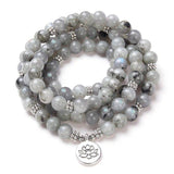 British English Translation: Tibetan labradorite mala