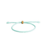 Tibetan macramé knot blue bracelet