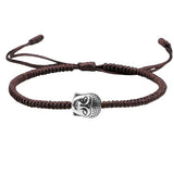 brown Tibetan Buddhist bracelet