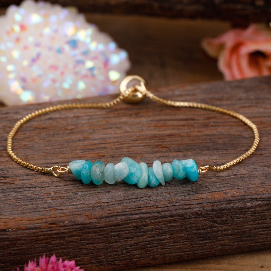 Bracelet Fine in Natural Irregular Stones - Image 8