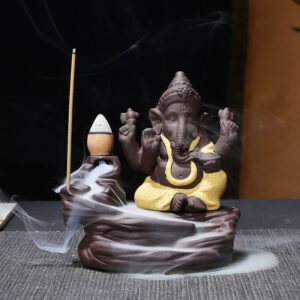 Räucherstäbchenhalter Buddha Ganesh
