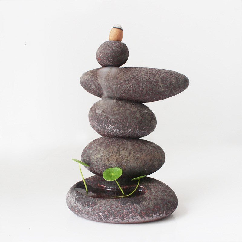 Japanisch Räucherstäbchenhalter Zen Pebble