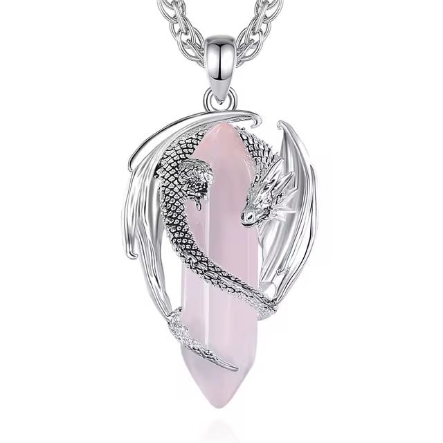 Natural Stone "Dragon" Pendant – Bild 7