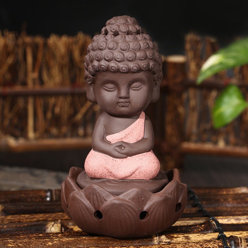 Buddha Rot Räucherstäbchenhalter