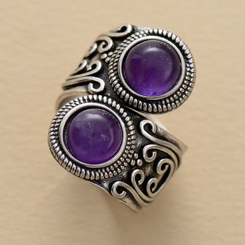 Antique Amethyst Ring - Image 2