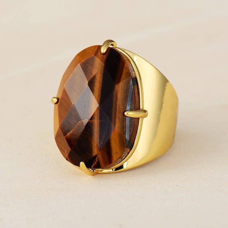 Tiger Eye Ring – Bild 2