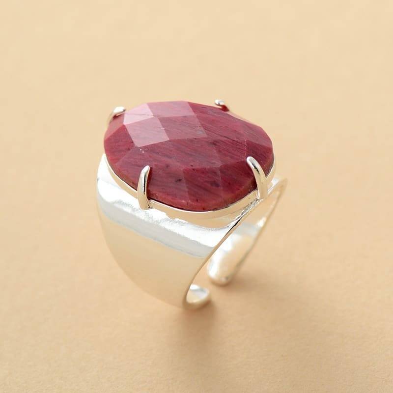 Rhodonite Ring – Bild 2