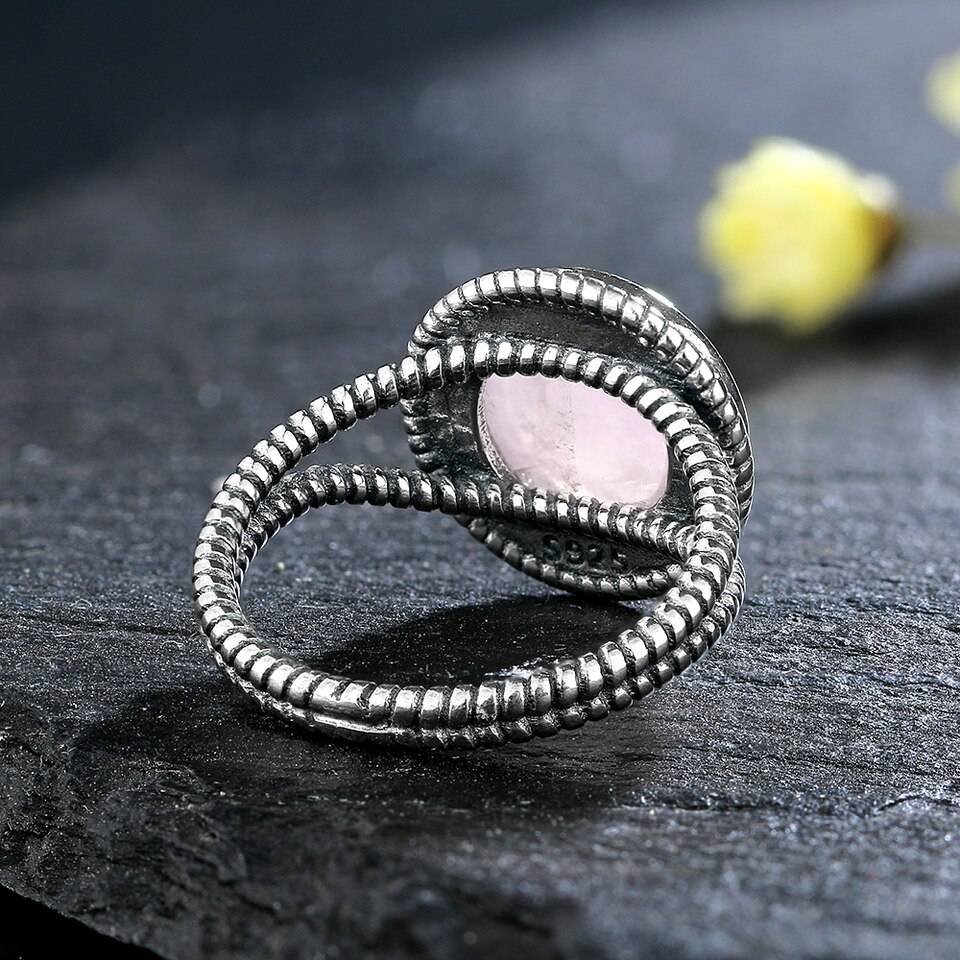 Rose Quartz Ring – Bild 2