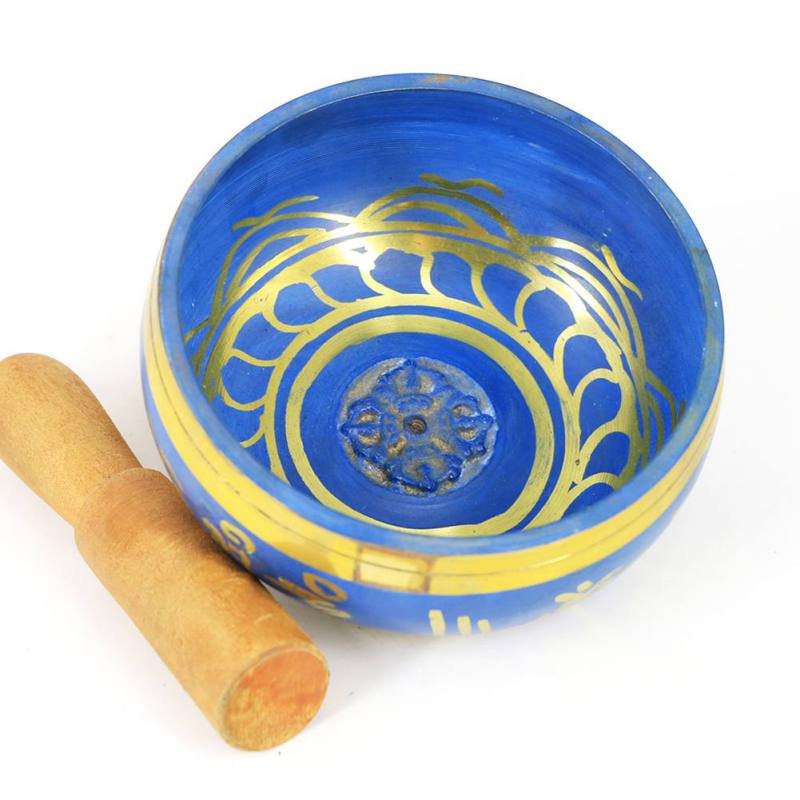 Tibetan Bowl - Blue - Image 4