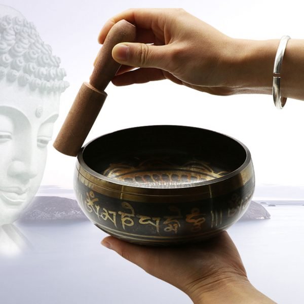 Handcrafted Tibetan Singing Bowl – Bild 4