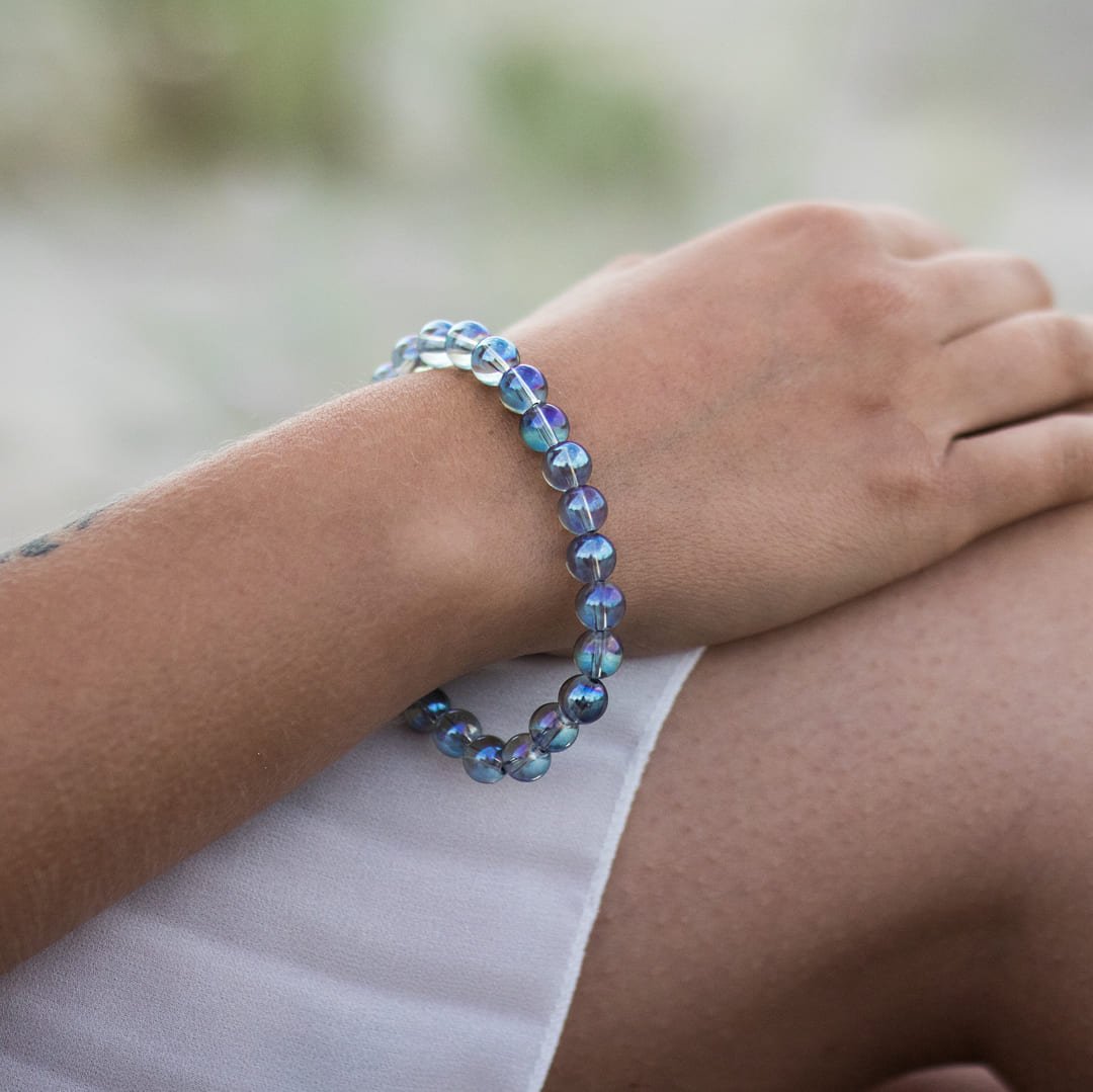 Bracelet "Celestial Energy" in Aqua Aura – Bild 2