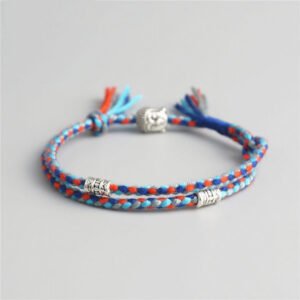 Handmade Tibetan Bracelet - Blue