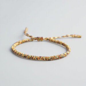 Lucky Charm Bracelet - Braided - Yellow