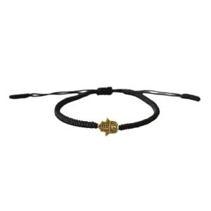 Black Tibetan Khamsa Bracelet