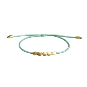 Tibetan Turquoise Cord Bracelet