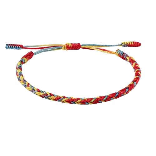 Rot gradient Tibetisch Armband.