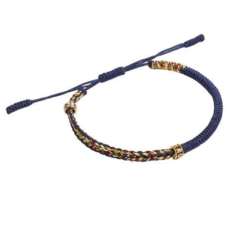 Semi-Geflochten Tibetisch Blau Armband
