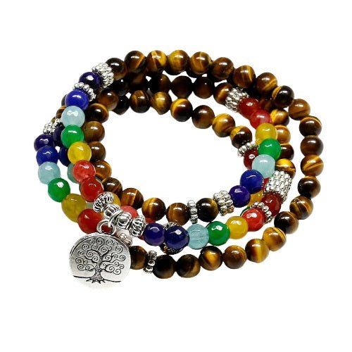 Mala 7 chakra bracelet