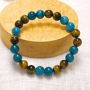 Armband „Innere Harmonie“ mit Apatit & Tigerauge