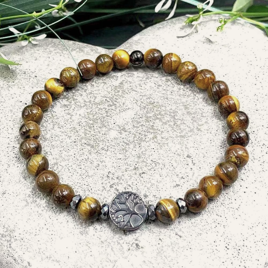 Armband "Vertrauen & Sicherheit" in Tigerauge