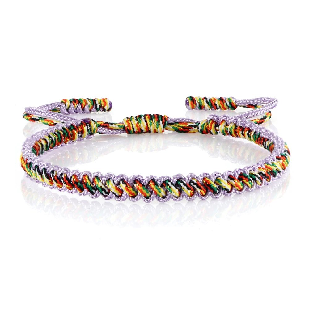 Tibetan Buddhist Lucky Woven Rope Bracelet - Image 8