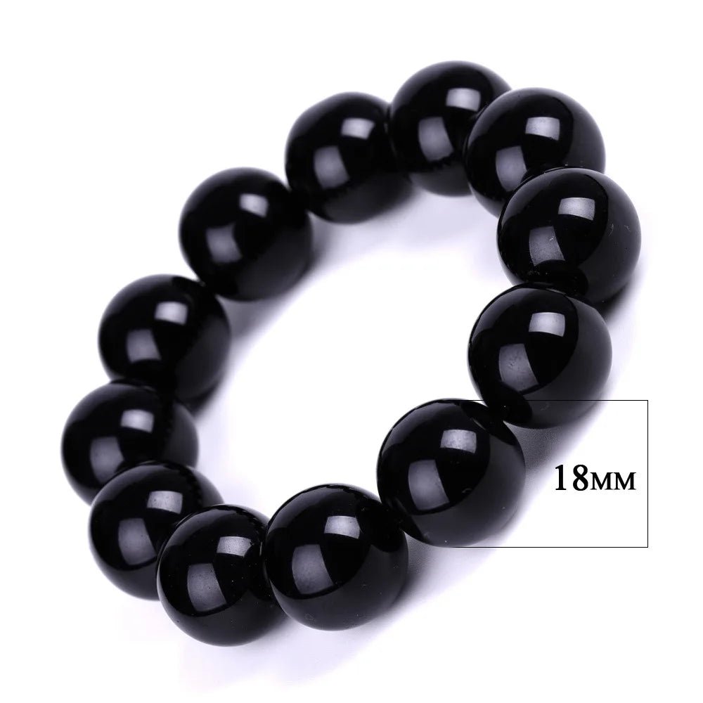 Buddhist Prayer Blessing Blackstone Bracelet - Image 8