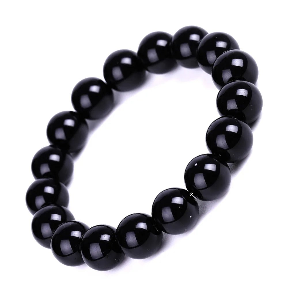 Buddhist Prayer Blessing Blackstone Bracelet - Image 2