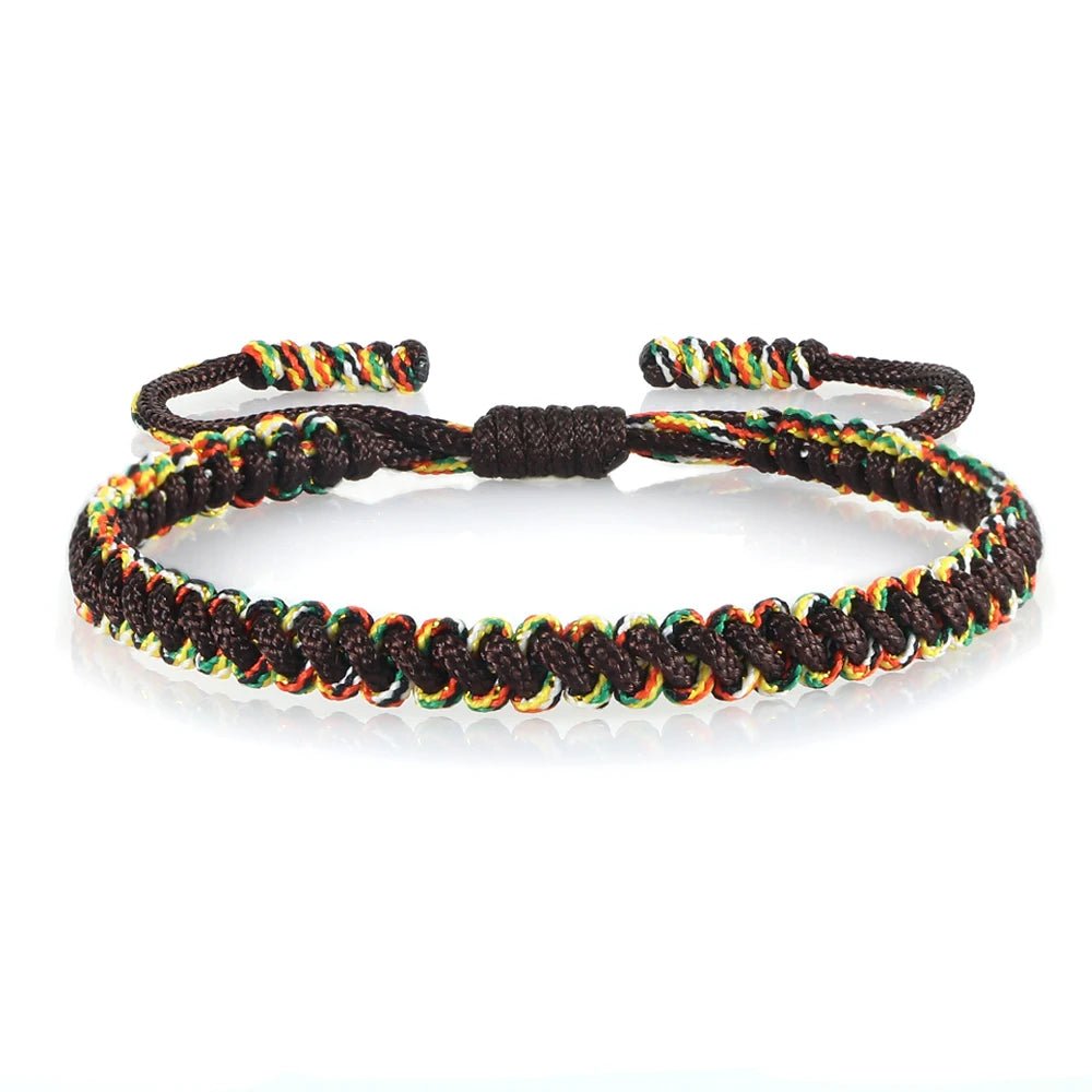 Tibetan Buddhist Lucky Woven Rope Bracelet - Image 3