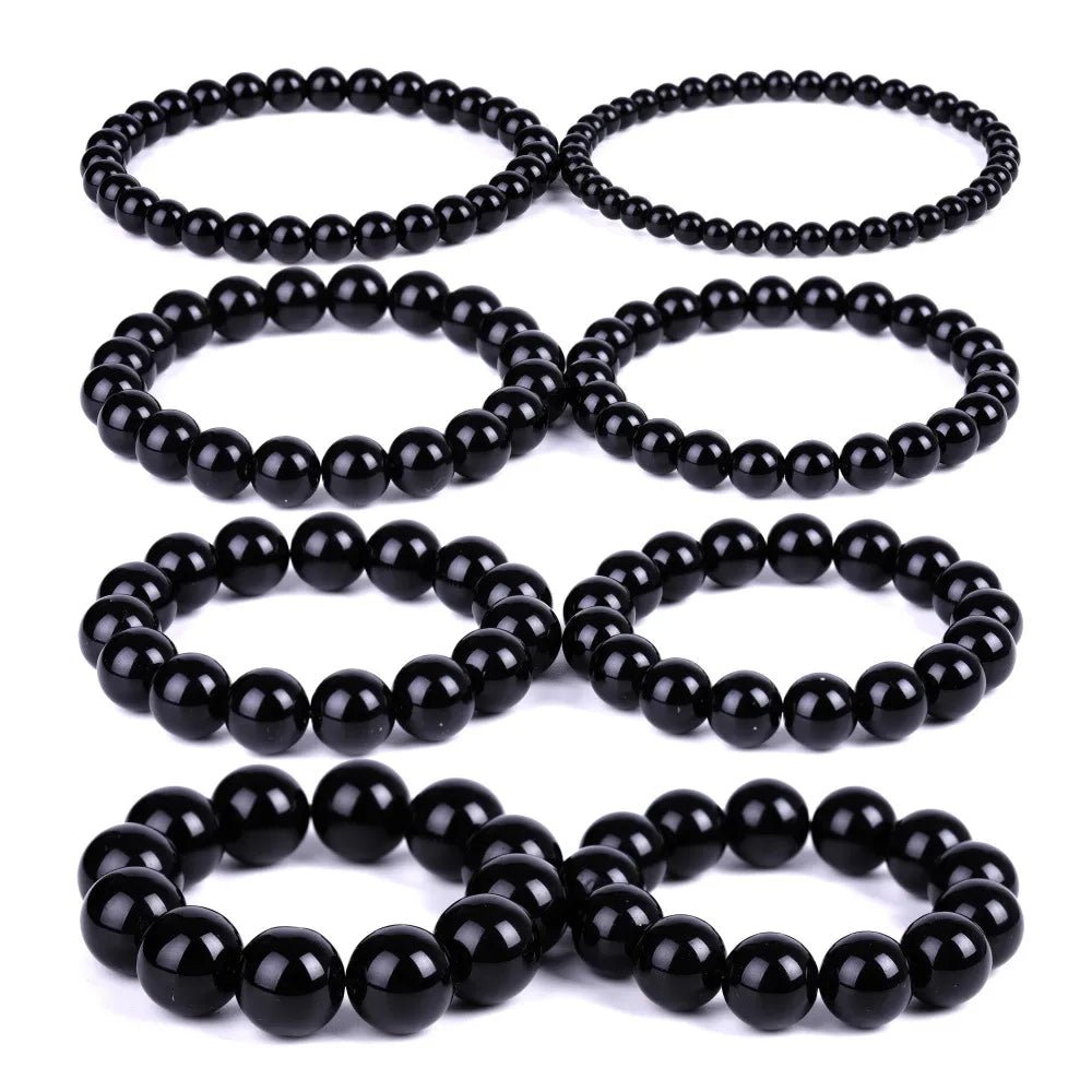 Buddhist Prayer Blessing Blackstone Bracelet - Image 5