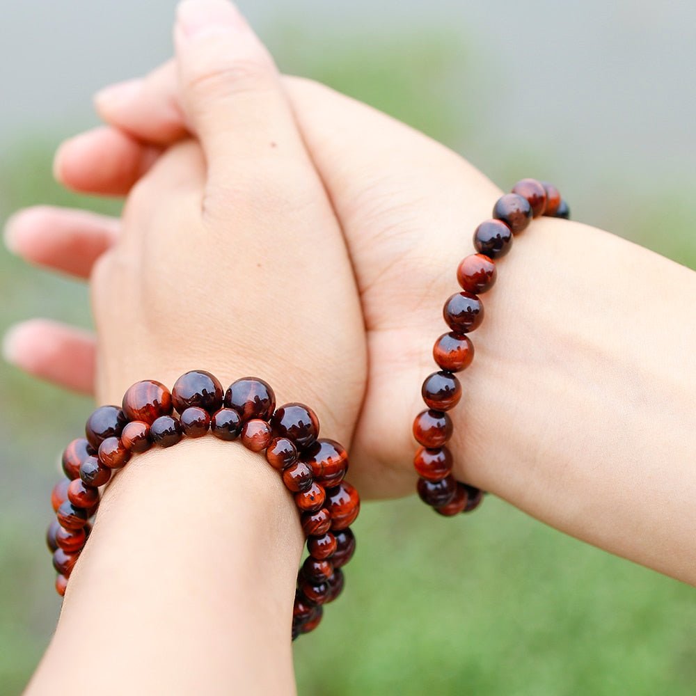Bracelet "Earth Shield" in Bull's Eye – Bild 2