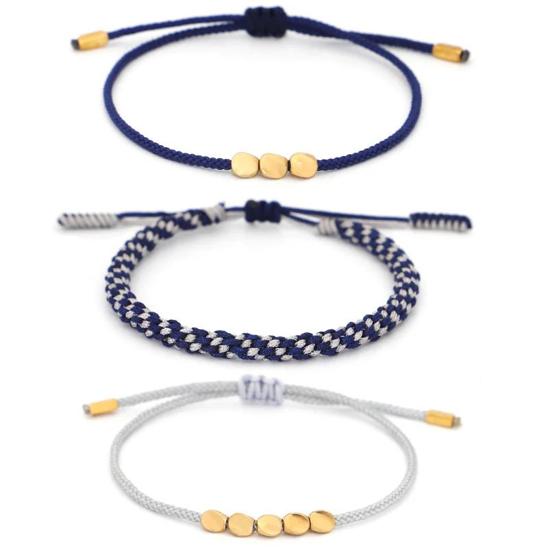 Eternal Knot: Handcrafted Tibetan Copper Bead Bracelets – Bild 3