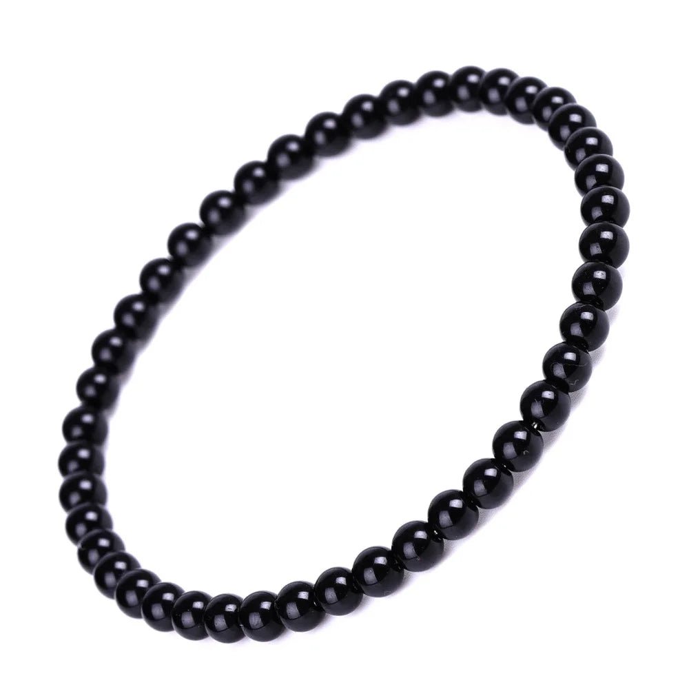 Buddhist Prayer Blessing Blackstone Bracelet - Image 3