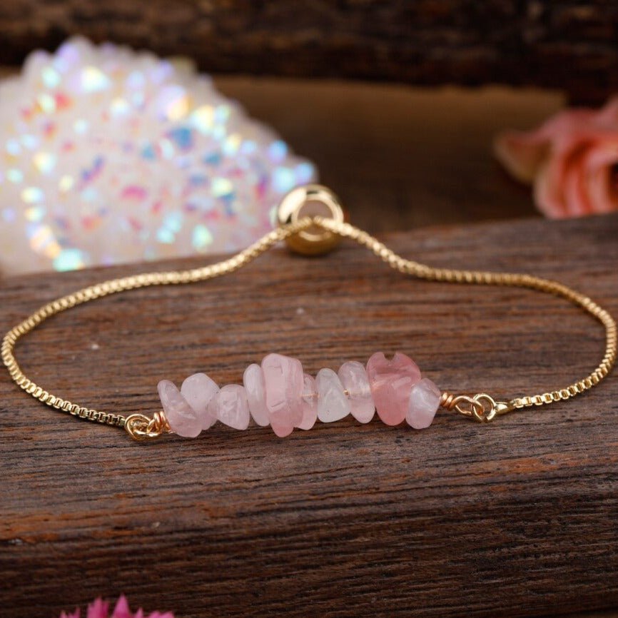 Bracelet Fine in Natural Irregular Stones - Image 9