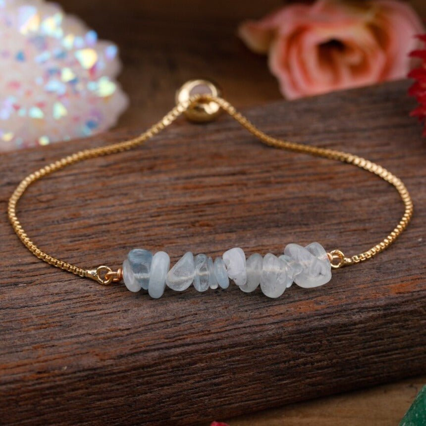 Bracelet Fine in Natural Irregular Stones - Image 3