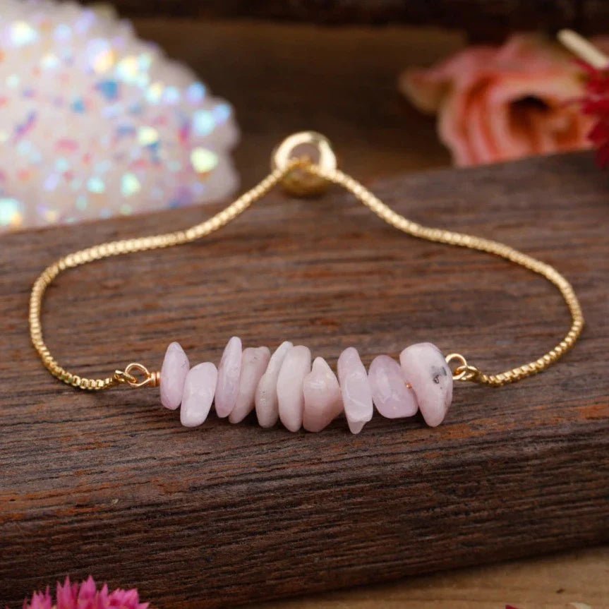 Bracelet Fine in Natural Irregular Stones - Image 4