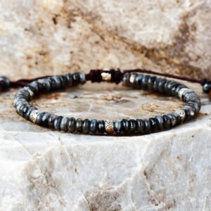 Bracelet "Inner Strength" in Larvikite