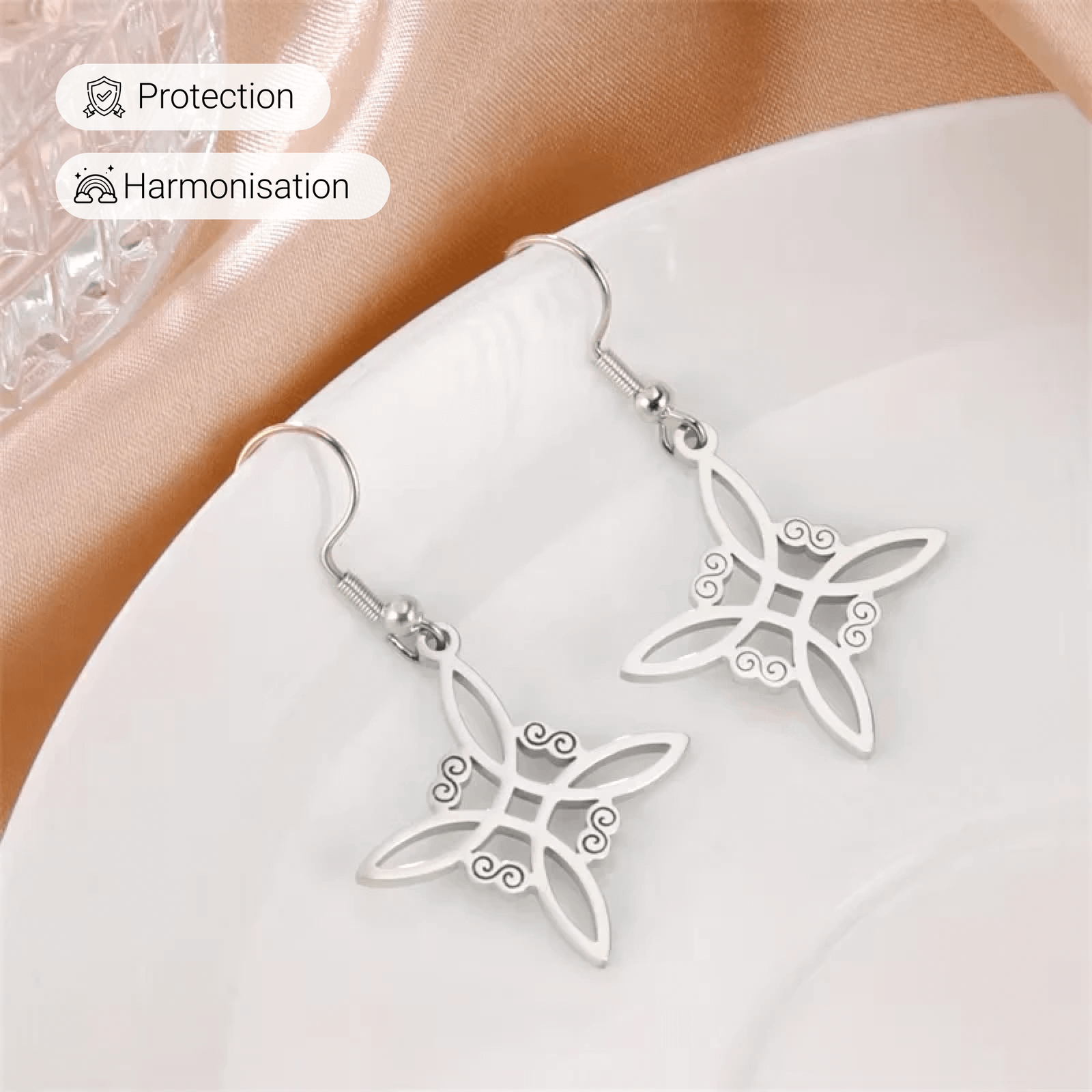 Witch's Knot 'Enchanted Protection' Earrings – Bild 3