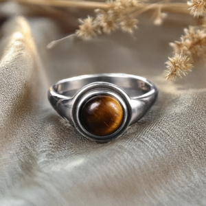 Tigerauge-Ring „Aura“