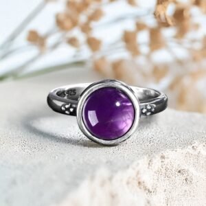 Amethyst-Ring „Aura des Friedens“