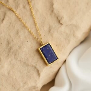 "Harmonie Céleste" set in Lapislazuli & Gold Plated