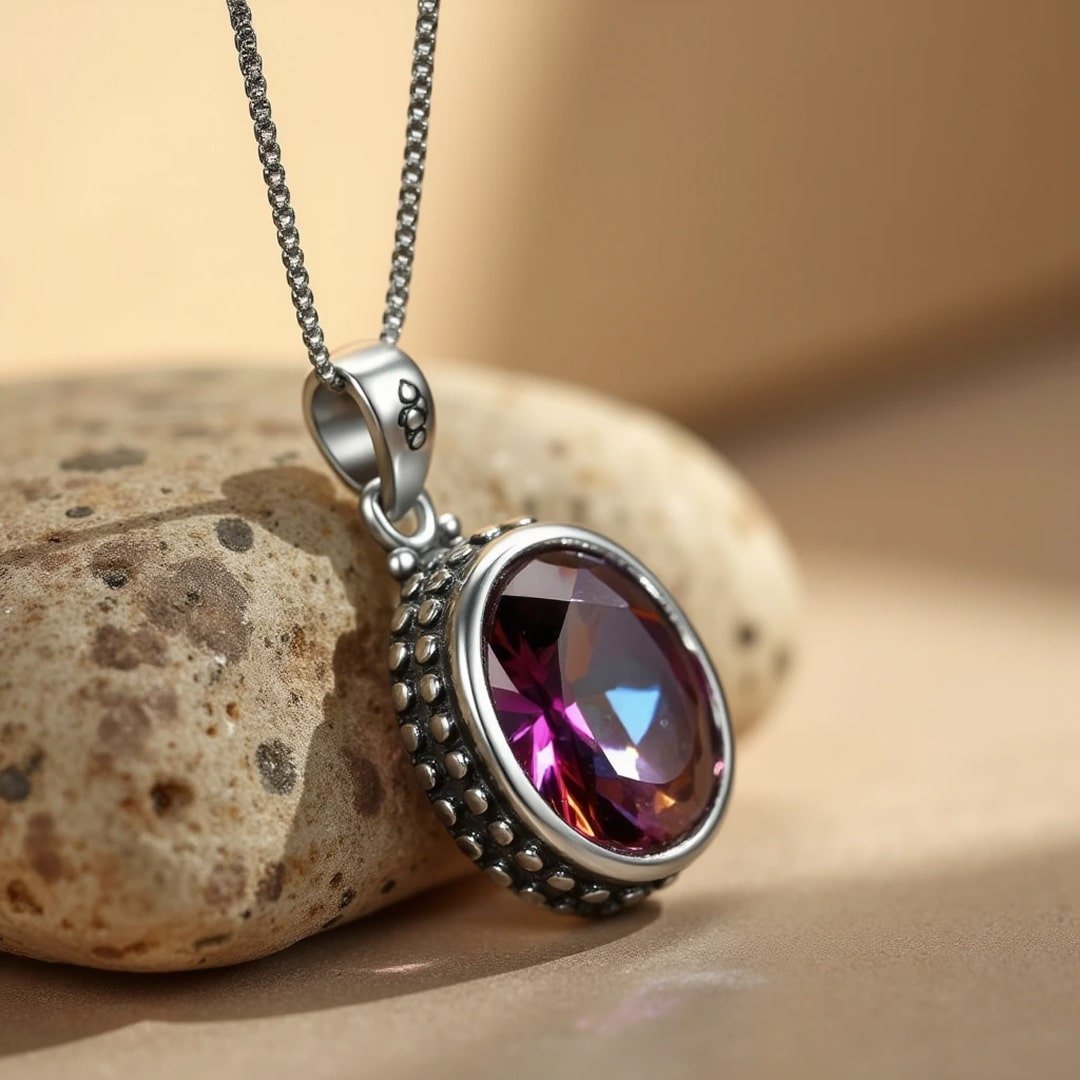 Serene Creativity pendant in Rainbow Mystic Topaz – Bild 2