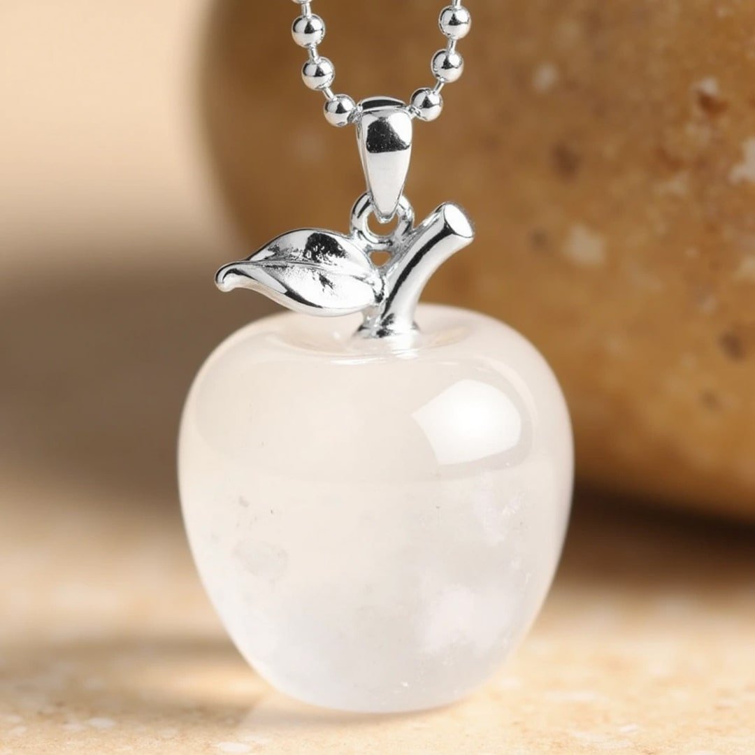 Natural Stone "Apple" Pendant – Bild 7