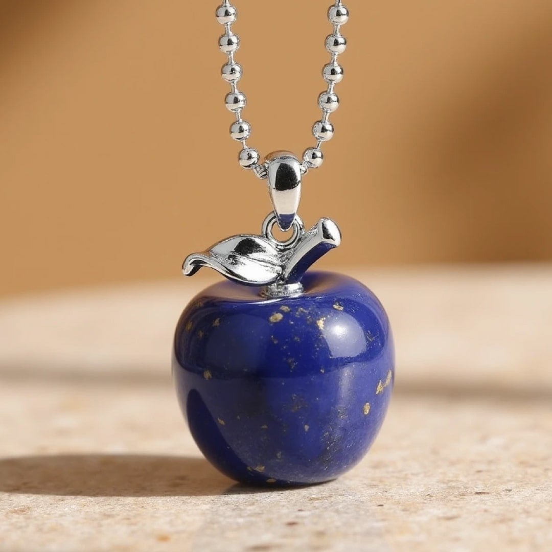 Natural Stone "Apple" Pendant – Bild 8
